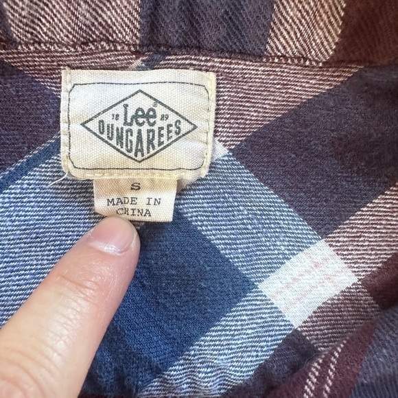 Lee Men's Casual Plaid Shirt and Longsleeve - Picture 3 of 5